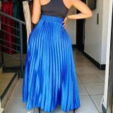 Fashion Big Swing Pleated Half-body Skirt GCZF-8532