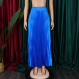 Fashion Big Swing Pleated Half-body Skirt GCZF-8532