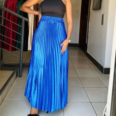 Fashion Big Swing Pleated Half-body Skirt GCZF-8532