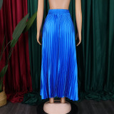 Fashion Big Swing Pleated Half-body Skirt GCZF-8532