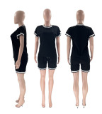 Casual Tank Tops Sport Two Piece Shorts Set SSNF-211411