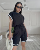 Casual Tank Tops Sport Two Piece Shorts Set SSNF-211411