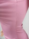 Casual Solid Color Tank Tops Two Piece Pants Set YD-008