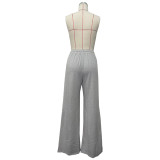 Casual Patchwork Loose Straight Pants OD-8674