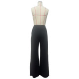 Casual Patchwork Loose Straight Pants OD-8674
