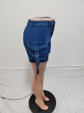 Fashion Denim Slim Denim Shorts QXTF-8301