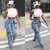 Casual Spliced Multi-Pocket Jeans OD-8686