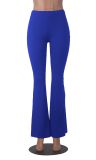 Solid Skinny Fitness Running Flared Pants MZ-2859
