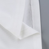 Fashion Sleeveless Tie Up Hollow Tops FL-YY24068