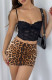 Sexy Leopard Print Nightclub Mini Skirt MZ-2857