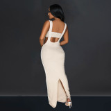 Sexy Wrap Chest And Sling Jumpsuit 2 Piece Set BY-6950