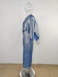 Sexy Off Shoulder Tops And Long Skirt Suit MUE-8058