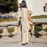 Sexy Off Shoulder Tops And Long Skirt Suit MUE-8058