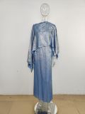 Sexy Off Shoulder Tops And Long Skirt Suit MUE-8058