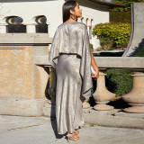 Sexy Off Shoulder Tops And Long Skirt Suit MUE-8058