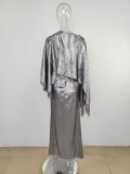 Sexy Off Shoulder Tops And Long Skirt Suit MUE-8058