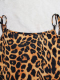 Leopard Print Sling Loose Dress SFY-404