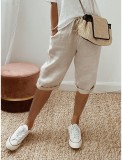 Casual Solid Color Five-minute Pants GYSM-W0739