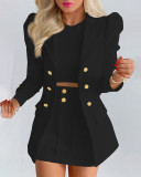 Fashion Long Sleeve Blazer And Skirt Two Piece Set GYSM-W0502