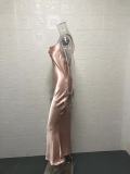 Satin Lace Up Sexy Fishtail Dress Nightgown GYSM-W0503