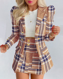 Fashion Long Sleeve Blazer And Skirt Two Piece Set GYSM-W0502
