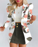 Fashion Long Sleeve Blazer And Skirt Two Piece Set GYSM-W0502