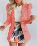 Fashion Long Sleeve Blazer And Skirt Two Piece Set GYSM-W0502