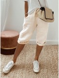 Casual Solid Color Five-minute Pants GYSM-W0739