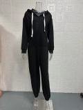 Solid Color Hooded Loose Jumpsuit GYSM-W0729
