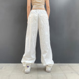 Drawstring Fashion Wide Leg Casual Pants GYSM-W0508