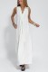 Solid Color Pullover V-Neck Dress Cardigan Jacket Set GYSM-W0743