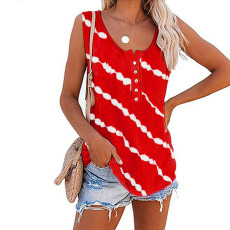 Printed Sleeveless Casual Vest T-Shirt GYSM-W0259