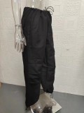 Drawstring Fashion Wide Leg Casual Pants GYSM-W0508