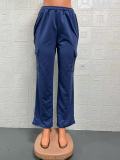 Casual Solid Color Sport Loose Pants GYSM-W0710