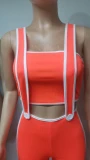 Sexy Wrap Top Back Pants Two-piece Set GDIM-2408