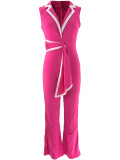Fashion V-neck Sleeveless Slim Jumpsuit SFY-2769