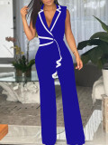 Fashion V-neck Sleeveless Slim Jumpsuit SFY-2769
