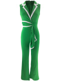Fashion V-neck Sleeveless Slim Jumpsuit SFY-2769