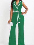 Fashion V-neck Sleeveless Slim Jumpsuit SFY-2769