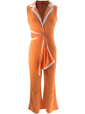Fashion V-neck Sleeveless Slim Jumpsuit SFY-2769
