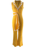 Fashion V-neck Sleeveless Slim Jumpsuit SFY-2769