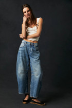 Casual Loose Tube Jeans GYAN-16848
