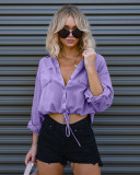 Fashionable Double Pocket Loose Denim Shirt GYAN-630