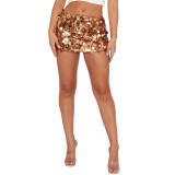 Fashion Sexy Sequins Short Skirt GNYX-23025
