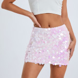 Fashion Sexy Sequins Short Skirt GNYX-23025