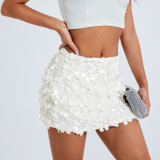 Fashion Sexy Sequins Short Skirt GNYX-23025