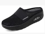Mesh Thick Bottom Baotou Slope Heel Slippers GYUX-14