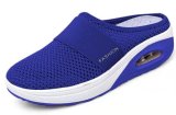 Mesh Thick Bottom Baotou Slope Heel Slippers GYUX-14
