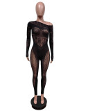 Lace Embroidery Sexy Hollow Out Jumpsuit MEM-88578