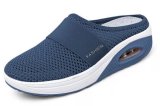 Mesh Thick Bottom Baotou Slope Heel Slippers GYUX-14